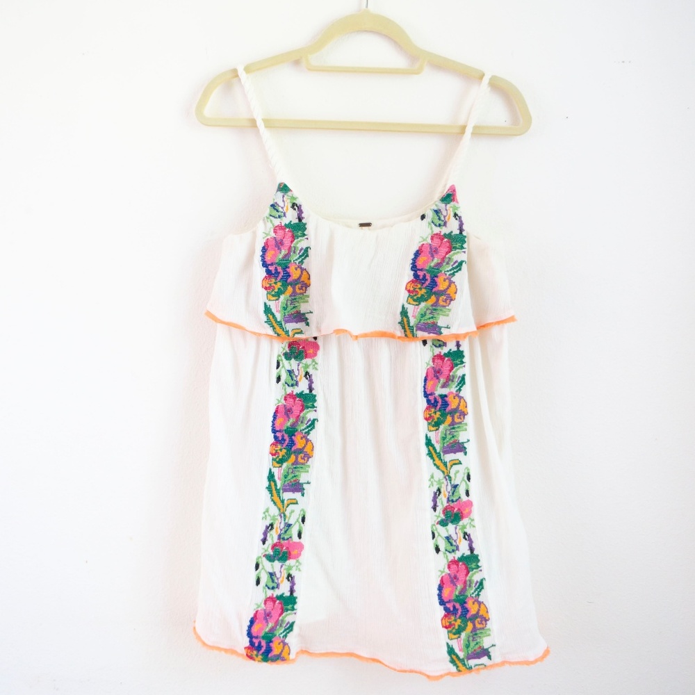 Embroidered Floral Free People summer dress